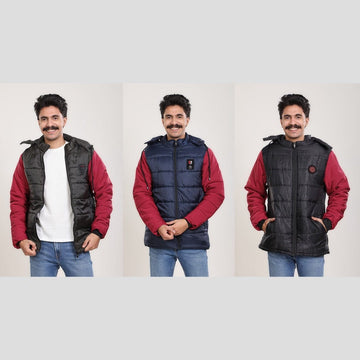 جاكيت بمب رجالي ألوان متعددة من ان جي